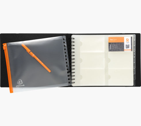 Exacompta Ersatzhüllen – für Exacard 75134E, 190 × 230 mm – 10 Stk