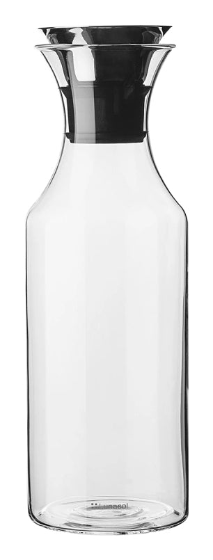 Lunasol Karaffe – 1,5 l, Ø 10,0 cm, H 30,5 cm, Borosilikatglas, Transparent, spülmaschinenfest