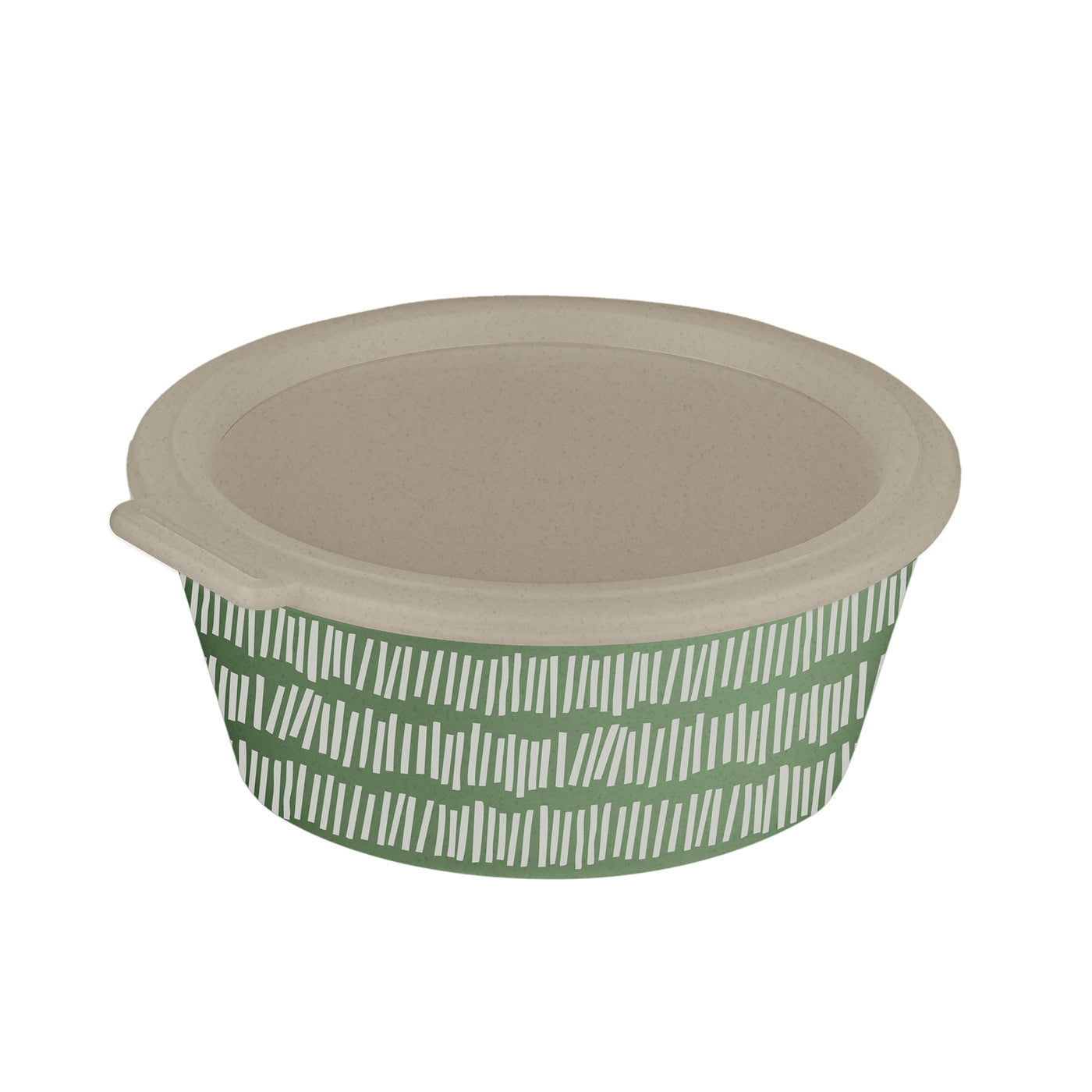 Koziol Dip-Schale – 1,3 l, Kunststoff (biozirkulär), Grün, mit Deckel, spülmaschinenfest, mikrowellengeeignet