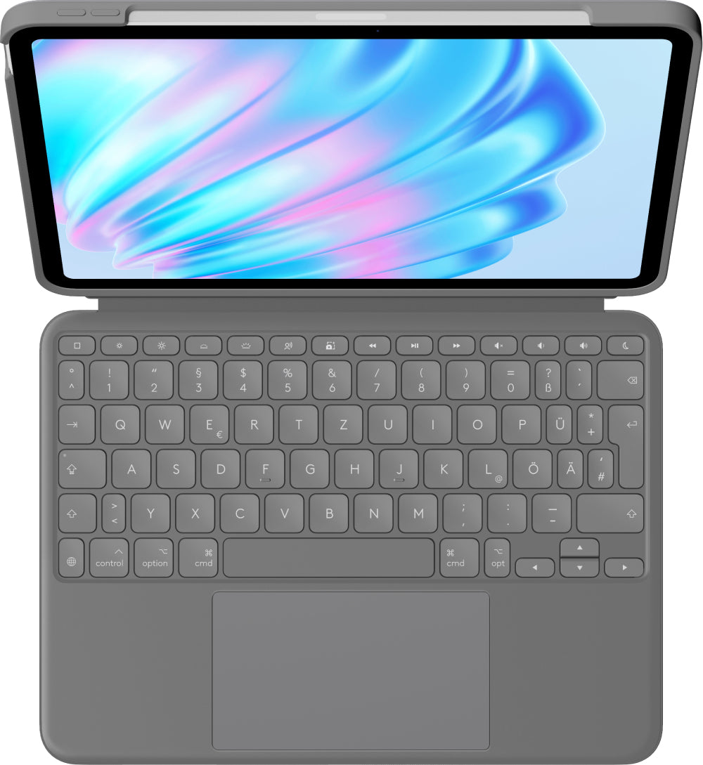 Logitech Combo Touch – für Apple iPad Air (M2) 11" – Grau