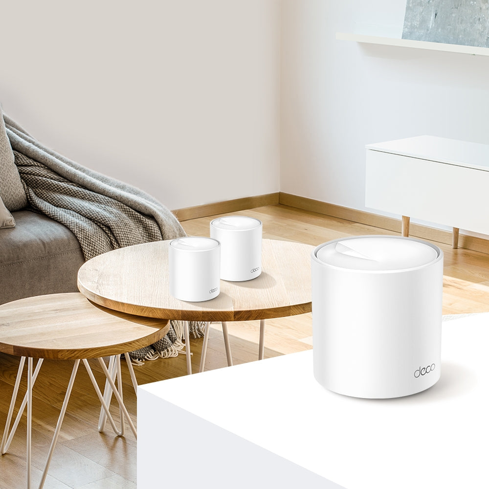 TP-Link Deco X602P – WLAN-Router – Wi-Fi 6 Dual-Band (2,4/5 GHz), 3,0 Gbit/s