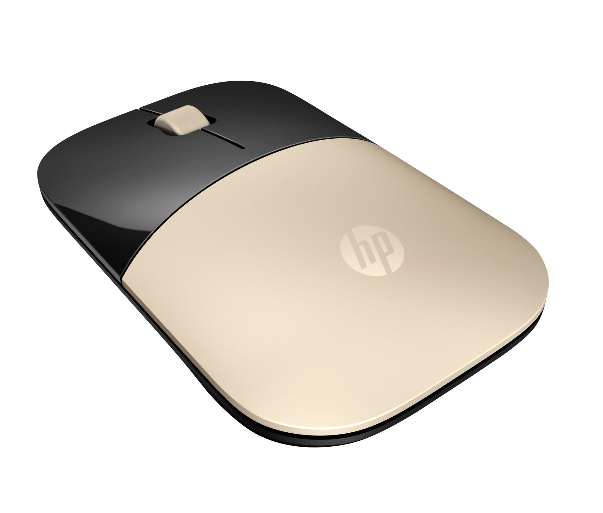 HP Z3700 – Maus – Kabellos (2,4 GHz), 1200 DPI, beidhändig, Gold