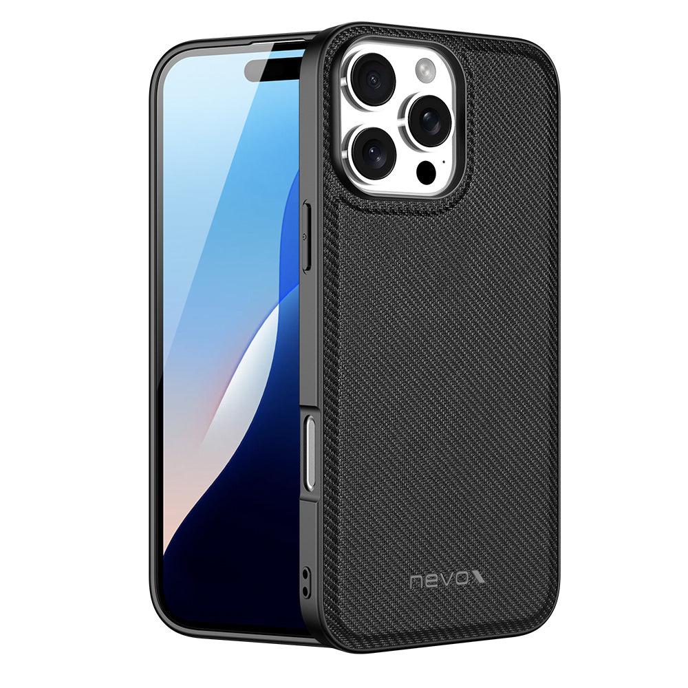 Nevox – Backcover StyleShell NYLO – für Apple iPhone 16 Pro – schwarz – TPU