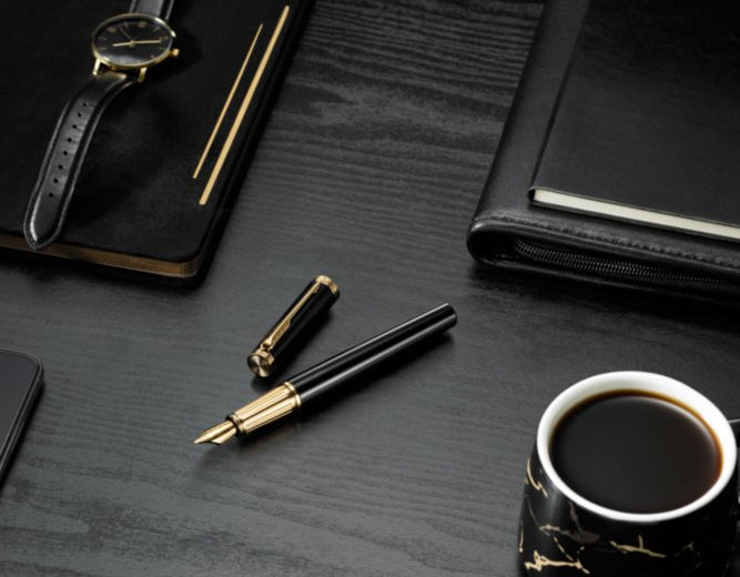 Parker Ingenuity Black G.T. – Feder F – schwarz, blau – Patronen