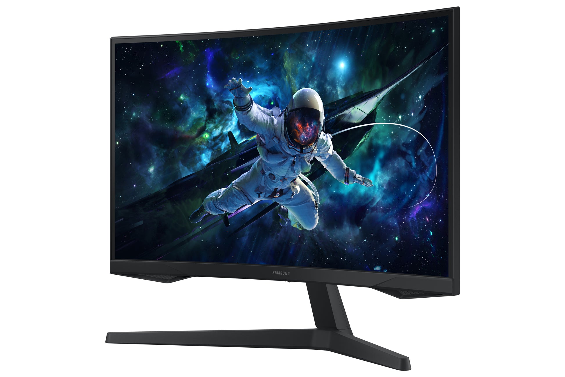 Samsung Odyssey G5 G55C – Monitor, 27", 2560 × 1440 (WQHD), Schwarz