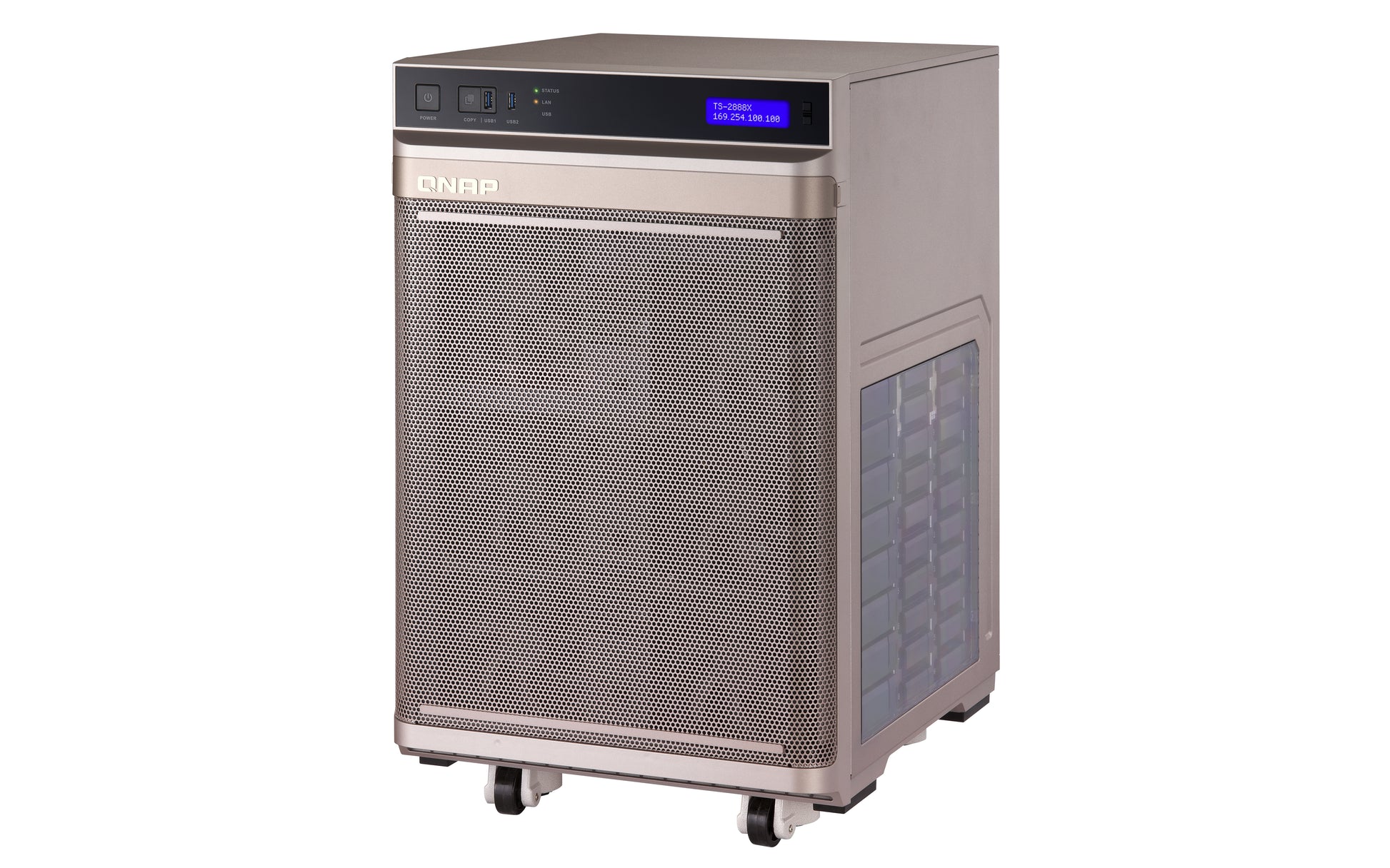 QNAP TS-2888X-W2175-256G Allgemeines Speichergerät – 28-Bay, 256 GB DDR4 ECC, Intel Xeon W-2175 14-Kern 2,5 GHz