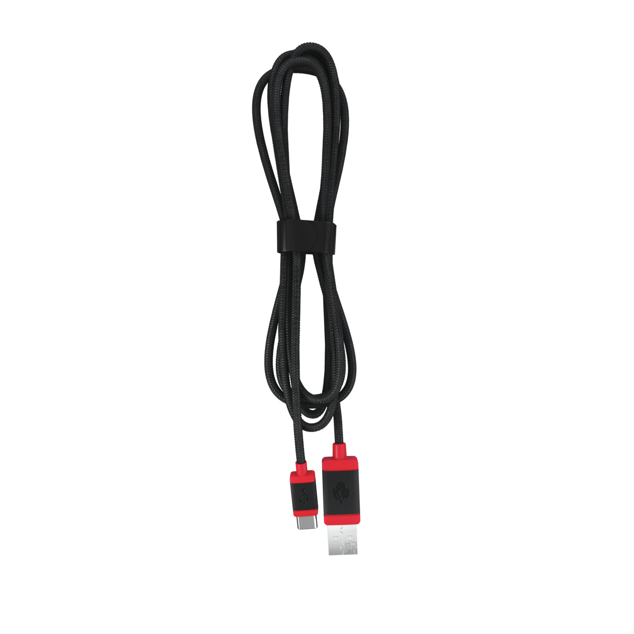 CHERRY USB-A auf USB-C Kabel – USB 2.0 (480 Mbit/s) – 1,5 m – Geflochten – Schwarz