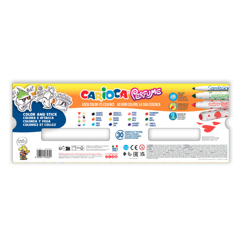 Carioca Filzstifte Perfume, duftend, auswaschbar, 30 Stk.