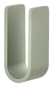 Zone Denmark Haken Ume – 3,4×3,5×8 cm, Aluminium, Wandmontiert, Grün