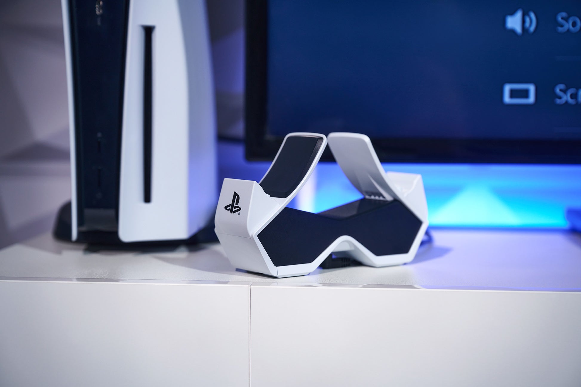 PowerA Doppelladestation 1522855 – lädt 2 DualSense-Controller, mit AC-Netzadapter – für PlayStation 5