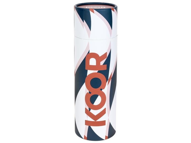 KOOR Isolierflasche 500 ml – Doppelwandig 12 h Heiss / 24 h Kalt, Edelstahl, Schraubdeckel