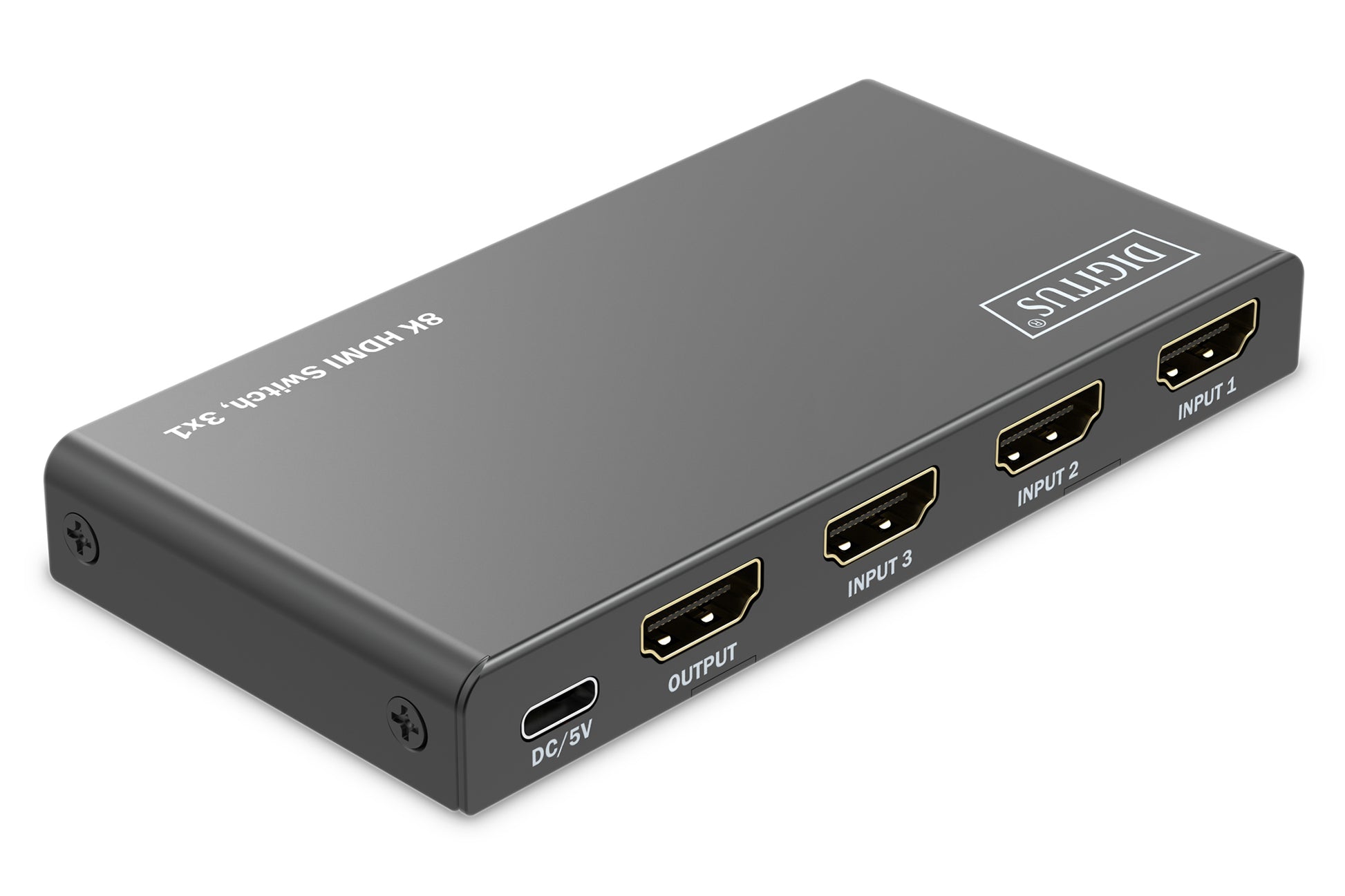 Digitus HDMI-Switch 3×1, 8K 60 Hz, 4:4:4, HDR, HDCP 2.3