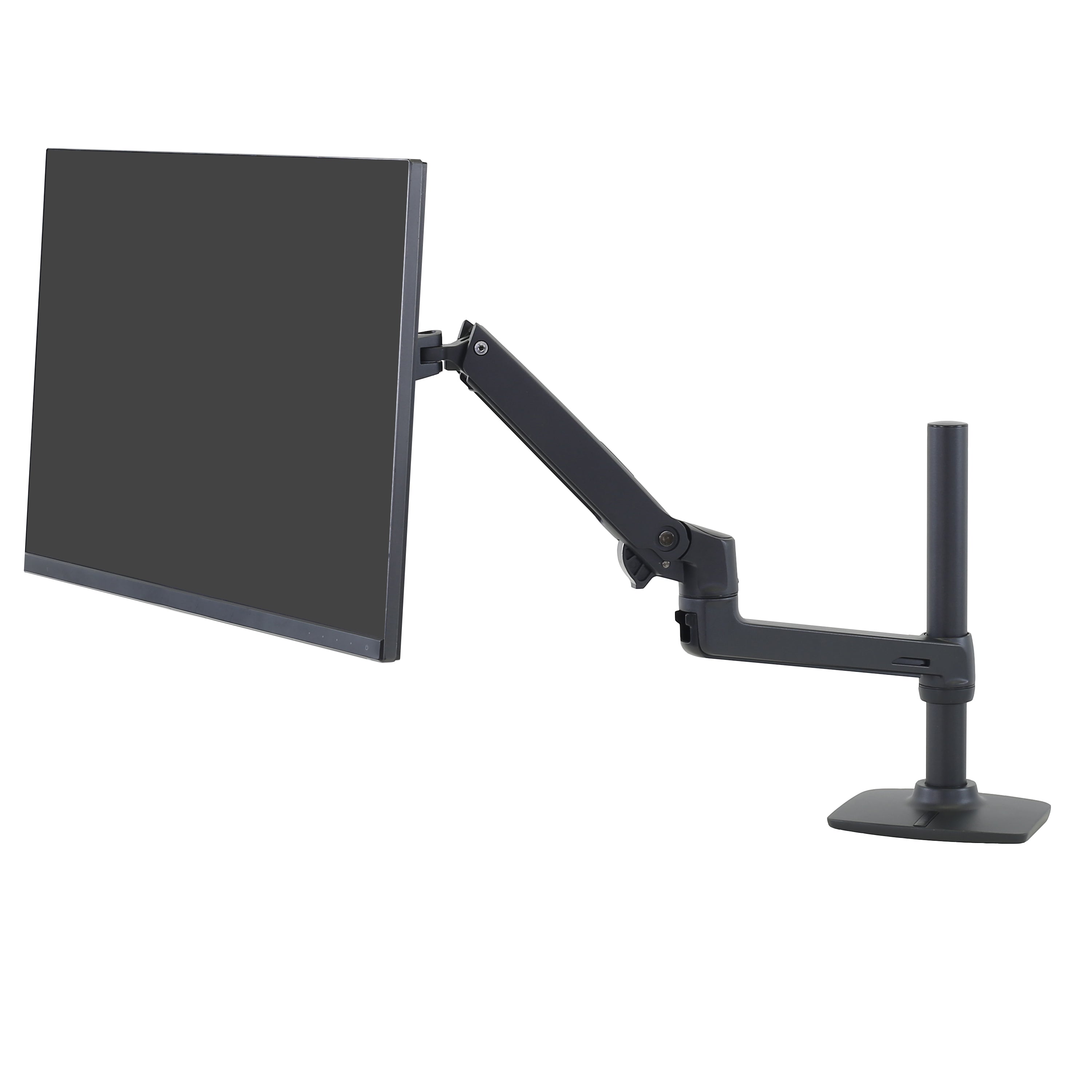 Ergotron LX – Monitorarm, Hohe Säule, Schwarz