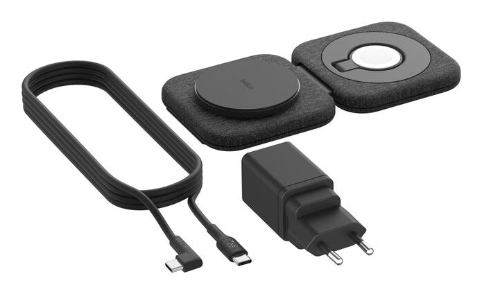 Belkin BOOSTCHARGE PRO 2-in-1 Ladestation – Qi2, magnetisch
