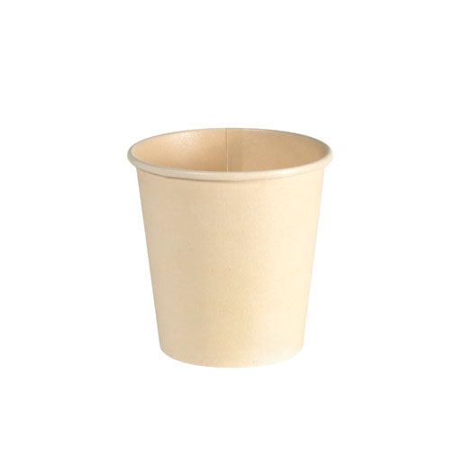 Duni Trinkbecher Bagasse (PLA-beschichtet) – 1,2 dl, beige, 50 Stück