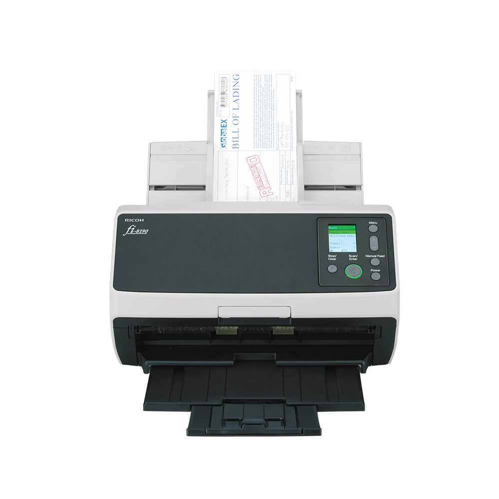 Ricoh fi-8190 – Einzugsscanner, A4, Duplex, 90 ppm, ADF 100 Blatt, LAN