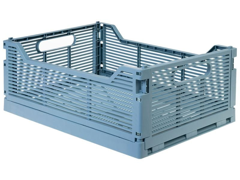 COCON Aufbewahrungsbox 18,6 l – Polypropylen – Petrol – mit Griff – 400 × 300 × 155 mm