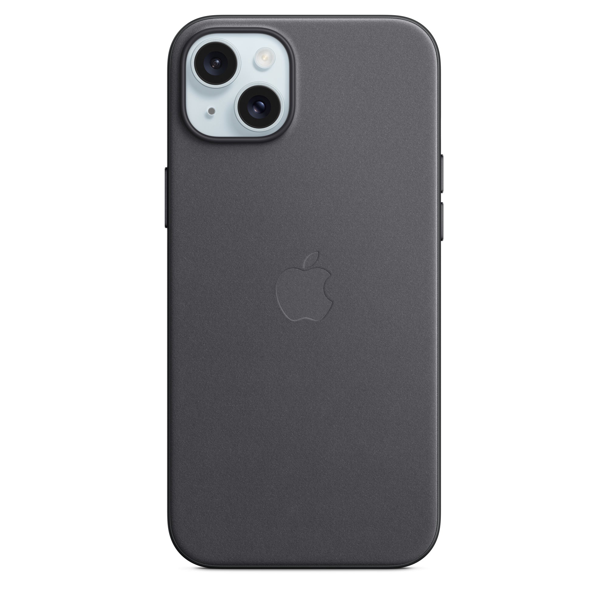 Apple Backcover – für Apple iPhone 15 Plus, MagSafe, Feingewebe, schwarz