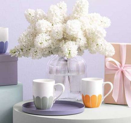Villeroy & Boch Fleur Soleil Henkelbecher – Spülmaschinenfest, Gelb