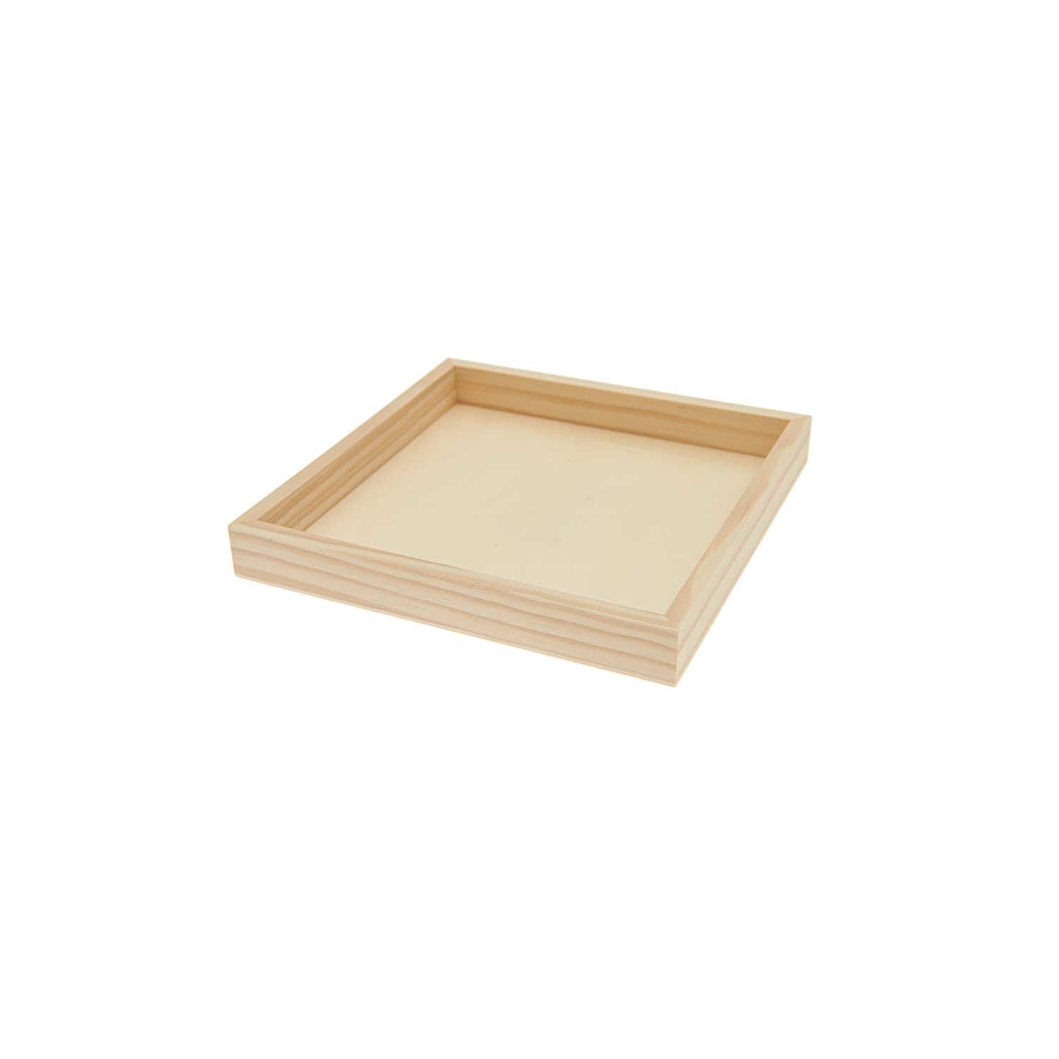 Rico Design Objektrahmen – für 15,8 × 15,8 cm – Holz, natur