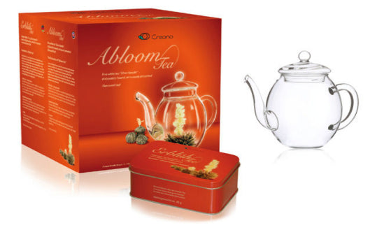 Creano Erblühtee Weisstee – 6 Teeblumen – Geschenkset