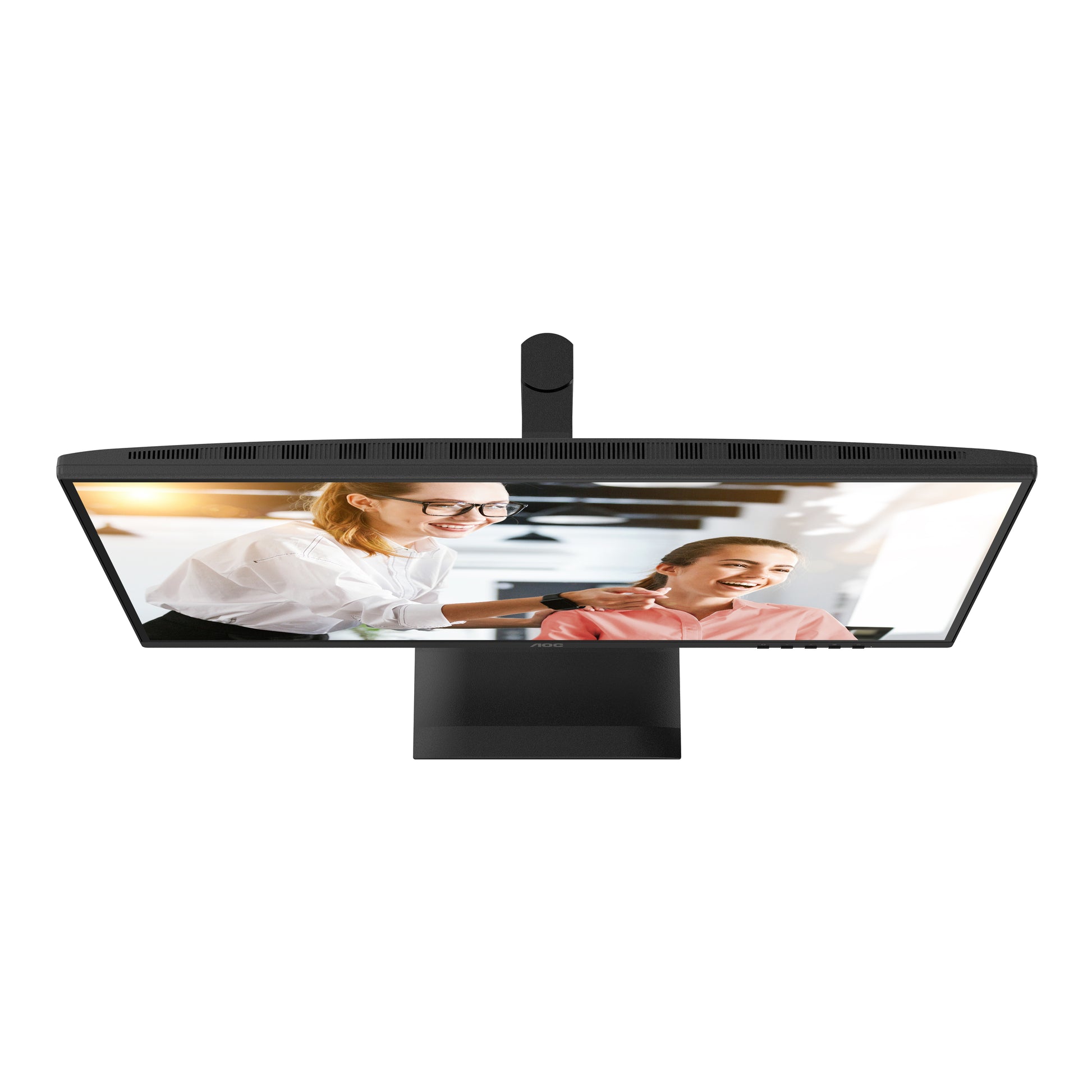 AOC Q27E4CV – Monitor, 27" 2560 × 1440 (WQHD), IPS, 120 Hz, 350 cd/m², USB-C, Lautsprecher, Schwarz