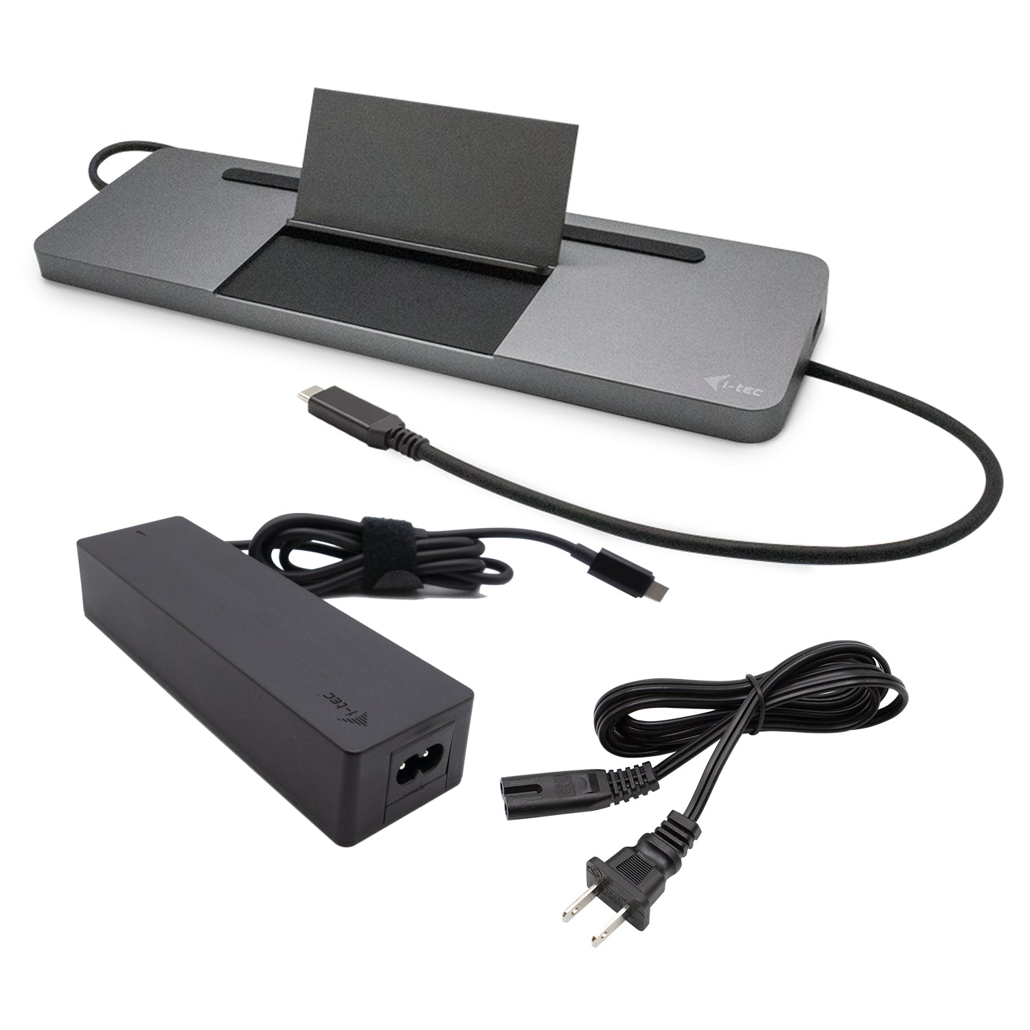 i-tec Dockingstation – USB-C, DP/HDMI/VGA, 4× USB-A, 1× USB-C, 85 W PD, GbE, für Windows/Mac/Linux