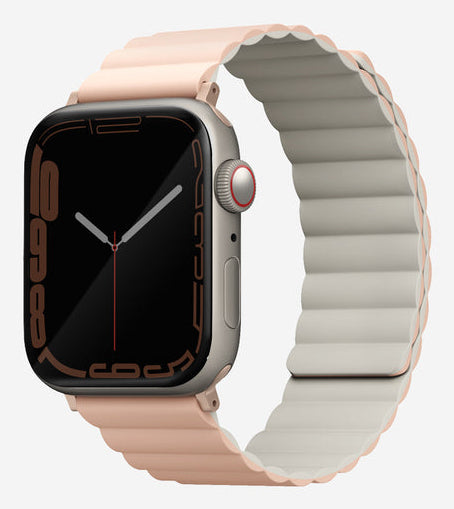 Uniq Revix – Armband – für Apple Watch (40/41/42 mm), Pink, Silikon