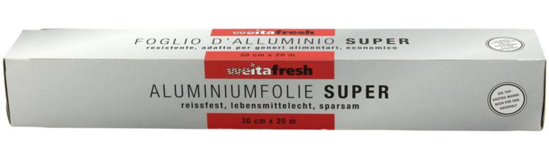 Weita Alufolie 30 cm × 20 m, Aluminium