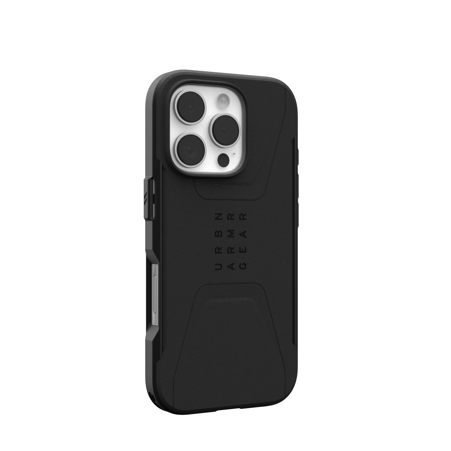 Urban Armor Gear UAG – Backcover Civilian – für Apple iPhone 16 Pro – schwarz – MagSafe-kompatibel