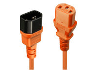 Lindy Netzkabel, 0,5 m, Orange
