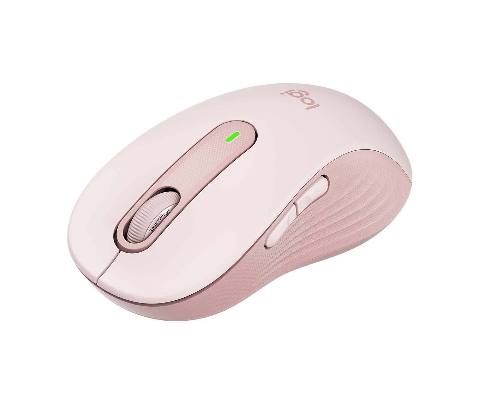 Logitech M650 L Maus – kabellos, für Rechtshänder, rosa