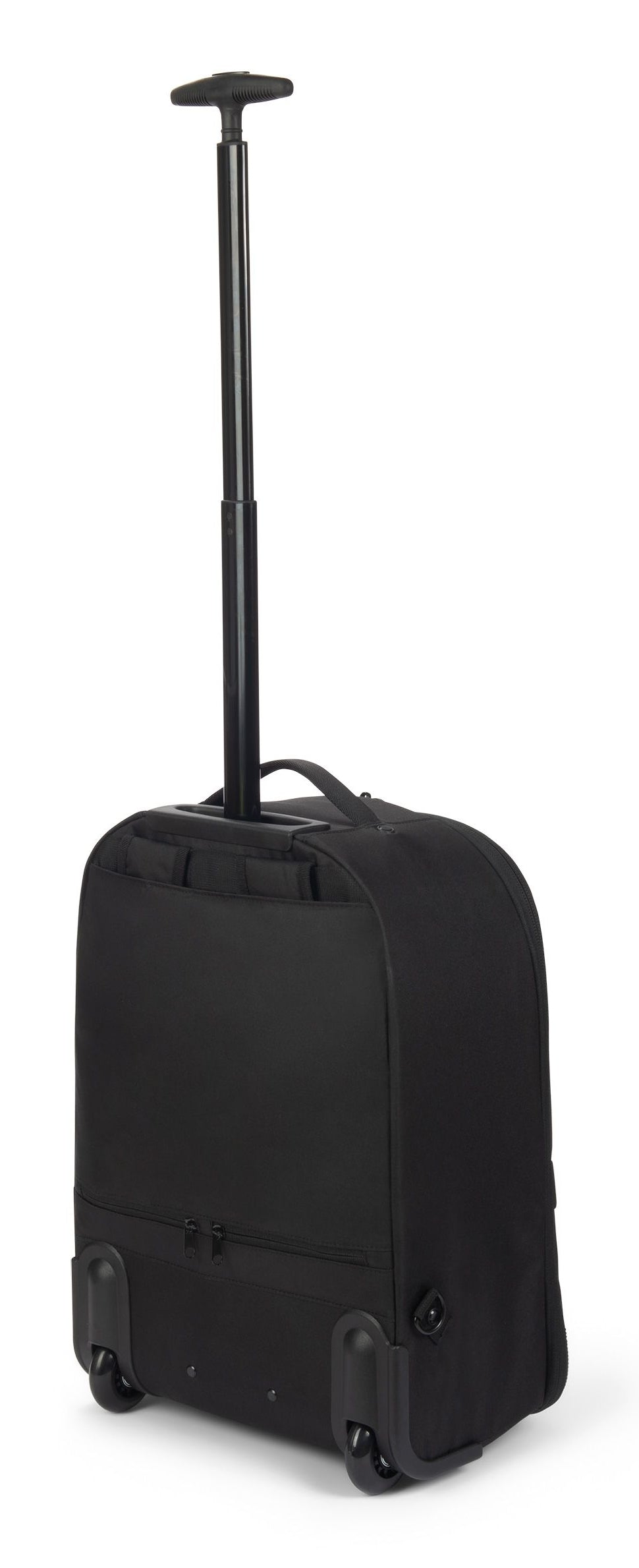 DICOTA Notebook-Rucksack bis 16" – mit Rollen, Teleskopgriff – Schwarz