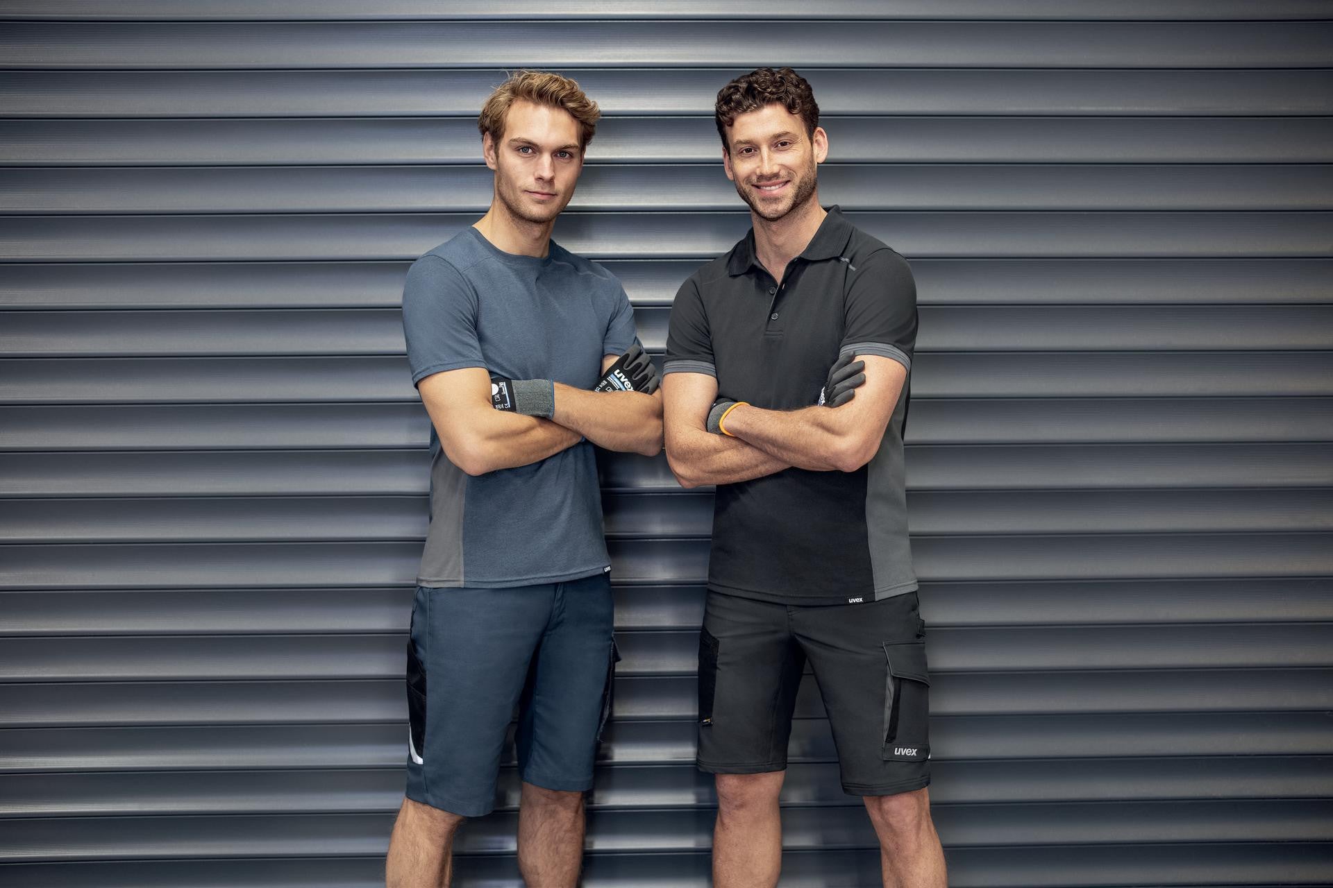 Uvex Polohemd suXXeed industry – M – Graphit, 50% Baumwolle/50% Polyester, 200 g/m²