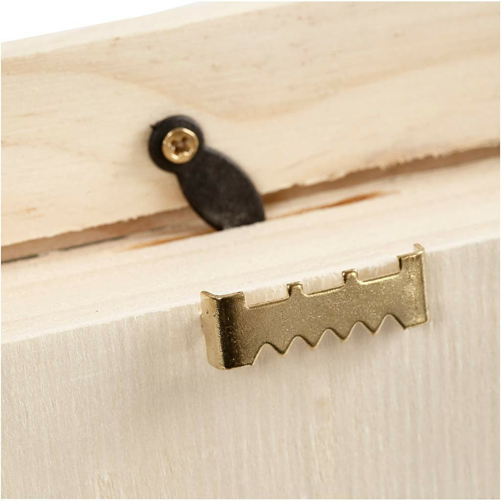 Creativ Company Bilderrahmen – 23,2 × 18,2 × 2,5 cm – Paulownia-Sperrholz & Glas, Braun