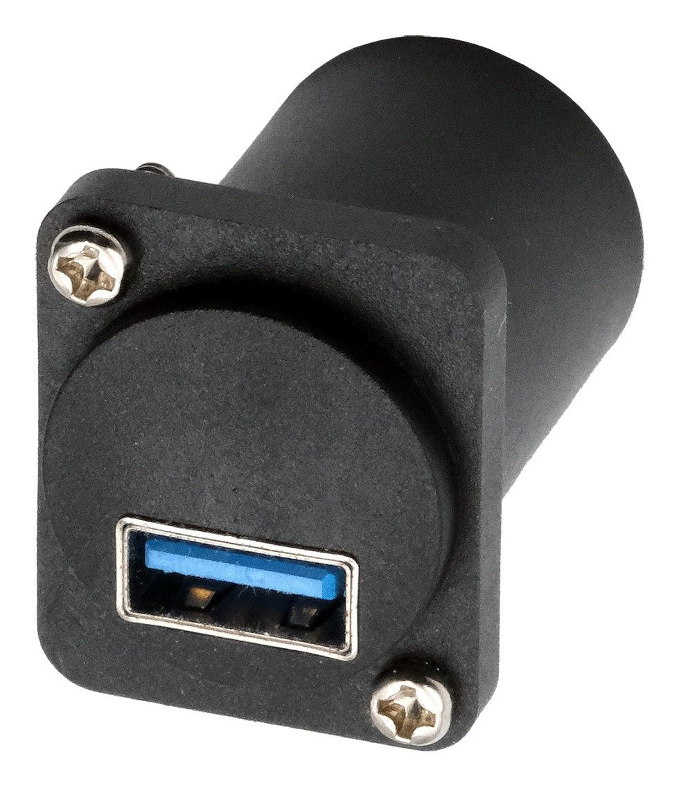 EXSYS USB-Adapter USB-A auf USB-B – USB 3.2 Gen 1 (5 Gbit/s) – Schwarz