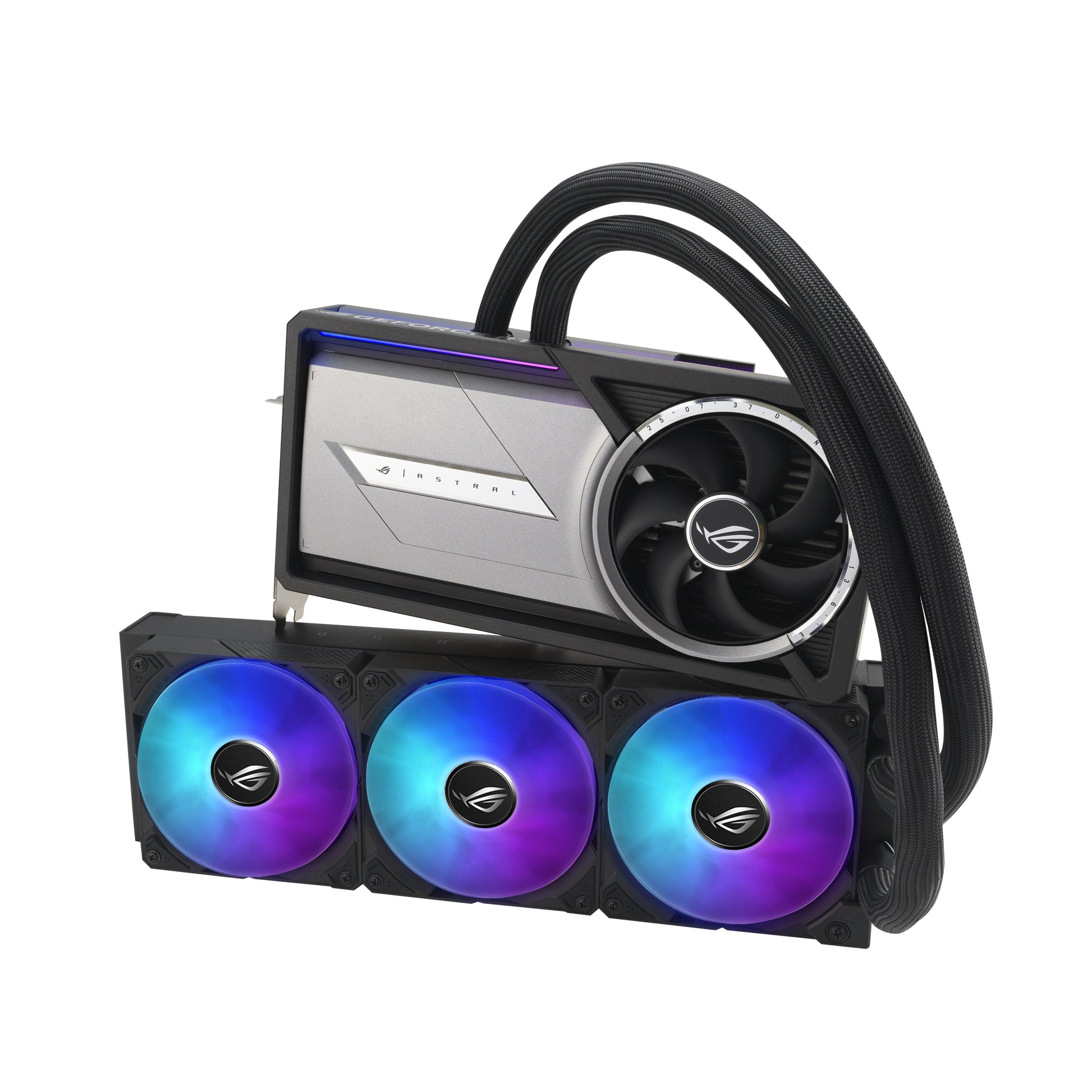 ASUS ROG-ASTRAL-LC-RTX5090-O32G-GAMING – PCIe Grafikkarte – 3×DP, 1×HDMI, PCIe 5.0, 1×16-Pin
