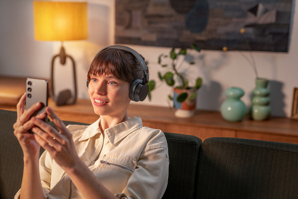 Philips TAH3209BK/00 On-Ear Kopfhörer – Stereo, BT, Schwarz, BT 5.3