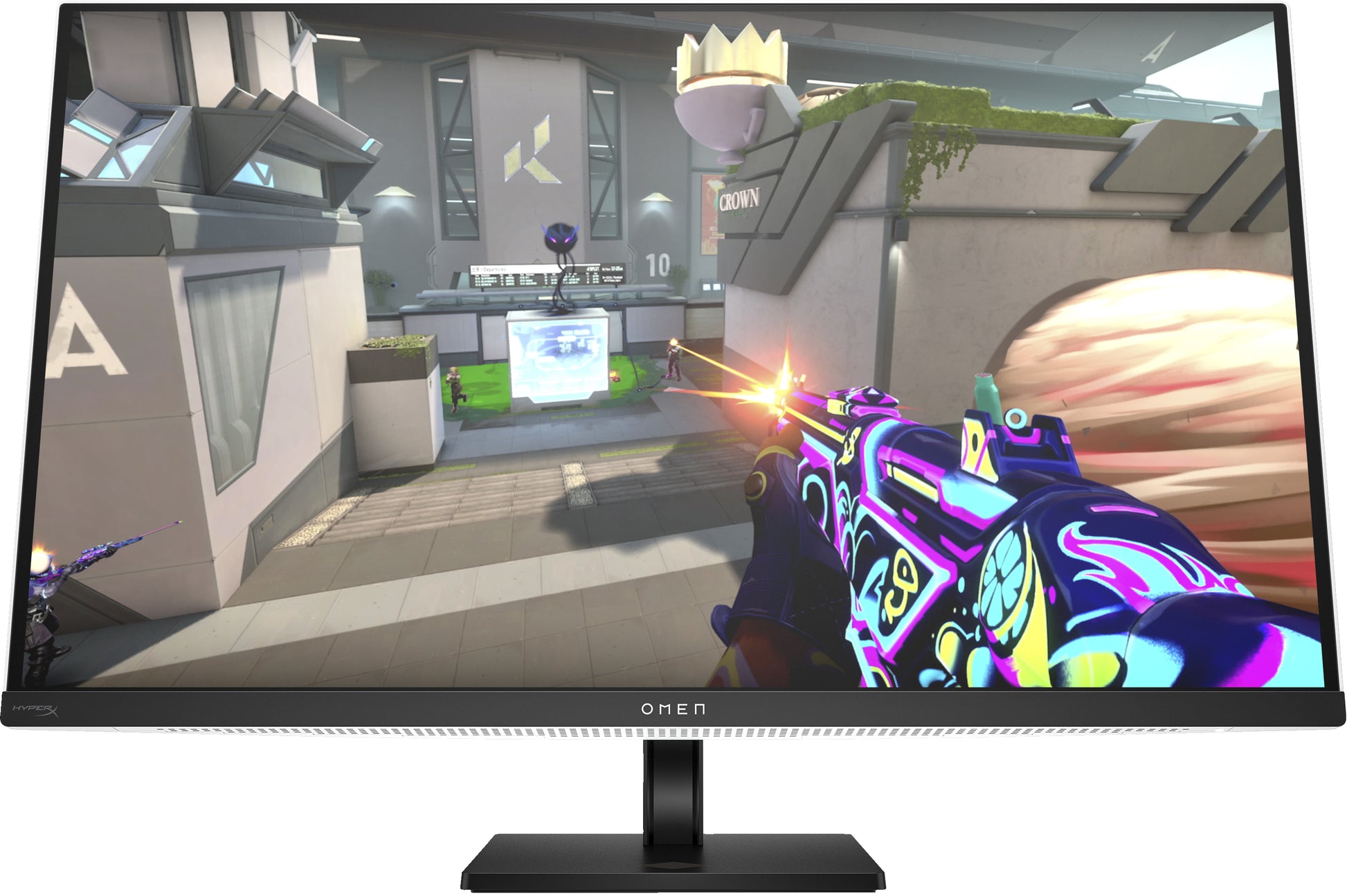 HP OMEN Transcend 32 – 31,5", 3840 × 2160 (4K), OLED, 240 Hz, USB-C 140 W, KVM, DisplayHDR 400