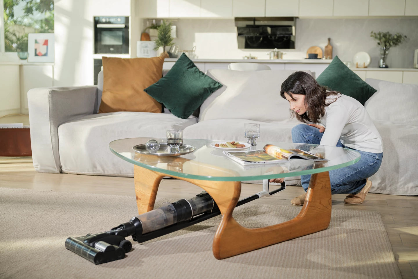 Trisa Akkustaubsauger Quick Clean Professional T2270, 2-in-1 – 80 min, 200 AW, Behälter 0,35 l