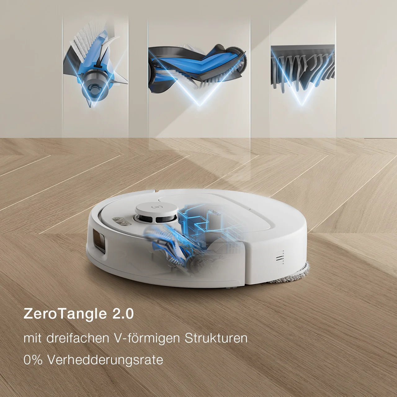 Ecovacs Roboterstaubsauger Deebot N30 Pro Omni – 5200 mAh, 0,4 l, Akkubetrieb, 65 dB(A)