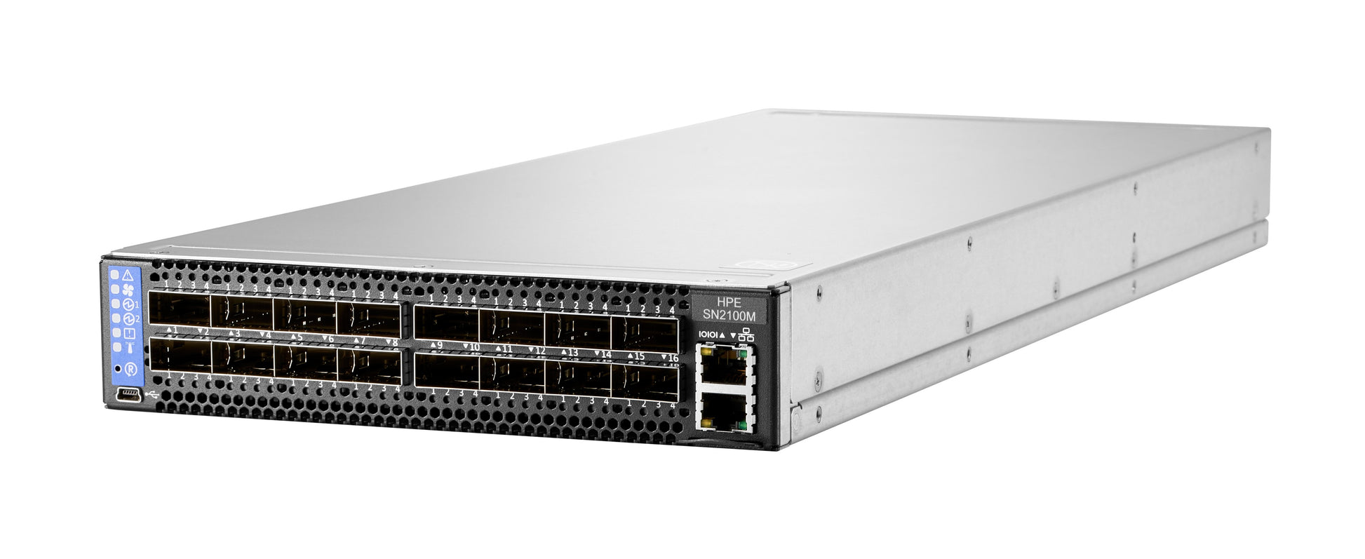 HPE SN2100M – Managed Switch – 16×100GbE QSFP28