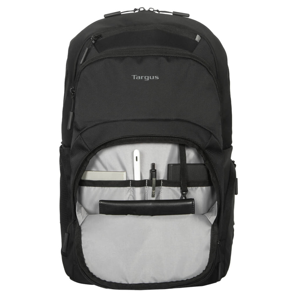 Targus Notebook-Rucksack Classic EcoSmart – 25 l, schlagfest, rPET-Polyester – Schwarz, 310 × 455 × 175 mm