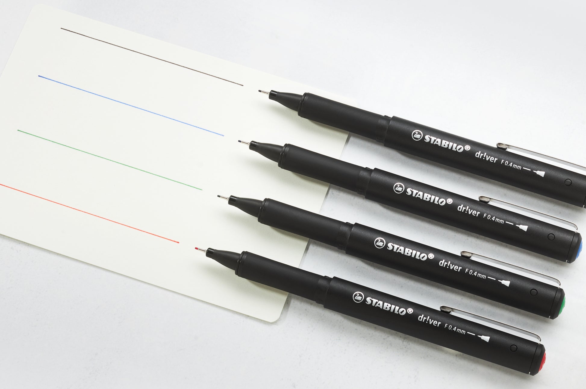 STABILO drver Fineliner – 0,4 mm, schwarz, 1 Stk.