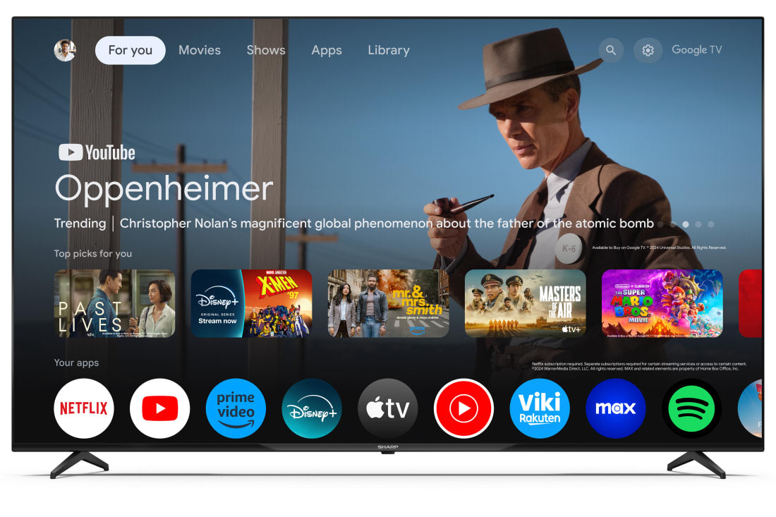 Sharp 70GL4260E – 70" LED UHD 4K, Google TV, Dolby Vision (2024)