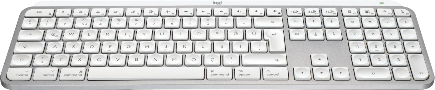 Logitech MX Keys S – Tastatur, kabellos (Bluetooth), CH-Layout (DE-CH) – für macOS