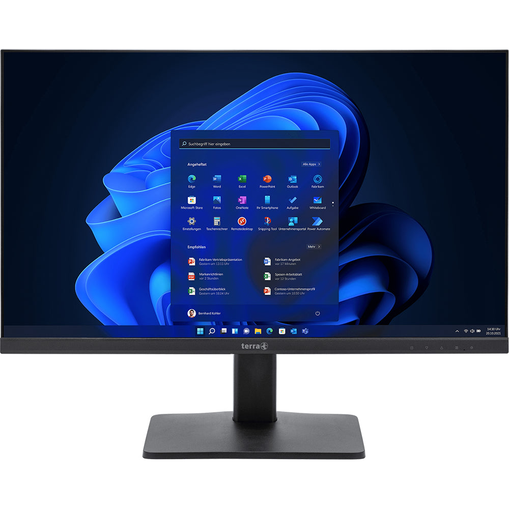 TERRA 2748W V3 – Monitor, USB-C, HDMI, DisplayPort, Schwarz
