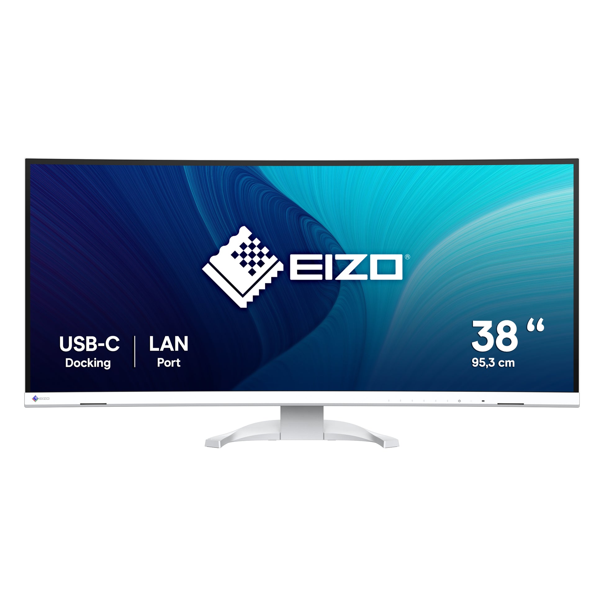 EIZO EV3851X – 37,5" Curved, 3840 × 1600 (UWQHD+), IPS, USB-C 94 W, KVM, LAN