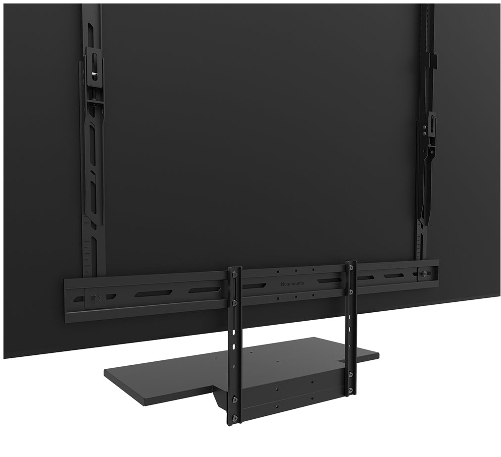 Neomounts AV40-500BL – Medienbox für Displays 43,0–109,8", VESA 200×200–800×600 mm, Traglast 5,5 kg, Schwarz