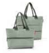 Reisenthel Stofftasche, Polyester, Twist Sage, 500×350×165 mm
